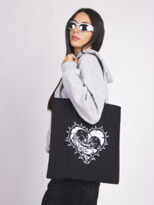 Totebag Skeletons Love