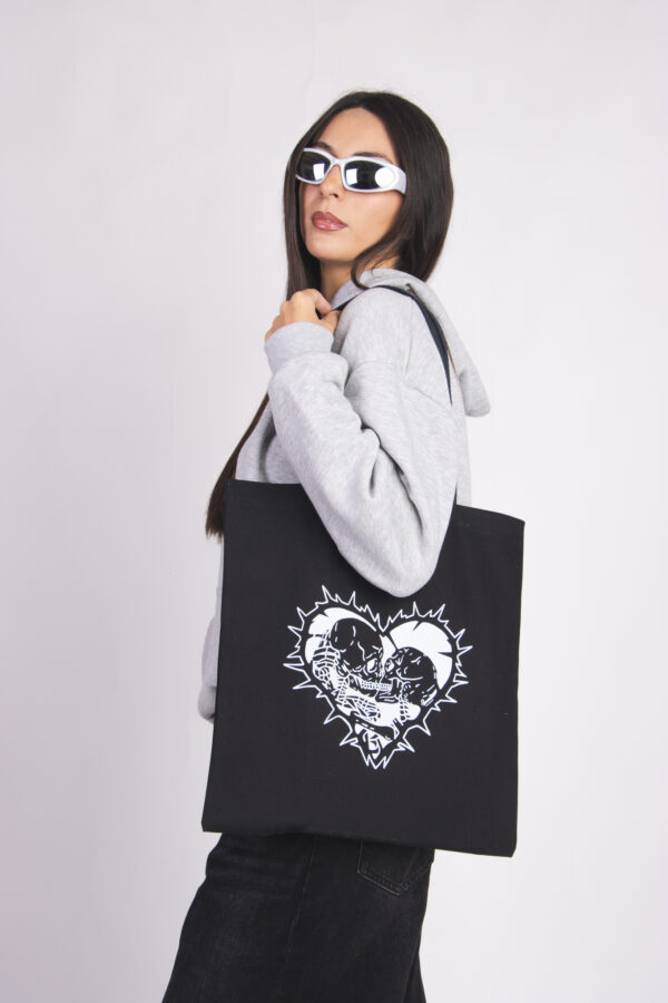 Totebag Skeletons Love