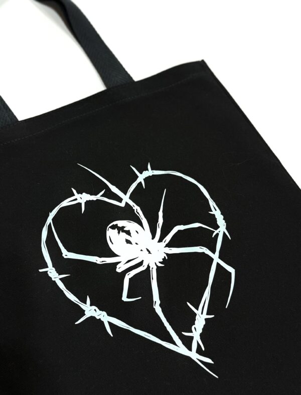 Totebag Spider Heart