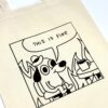 Totebag This is Fine