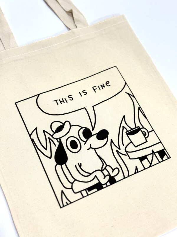 Totebag This is Fine