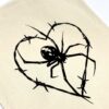 Totebag Spider Heart