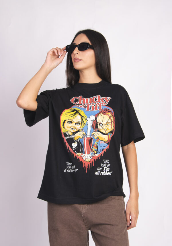 Remera Chuky y Tiffany