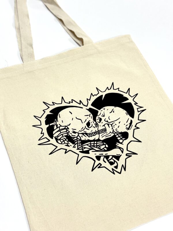 Totebag Skeletons Love