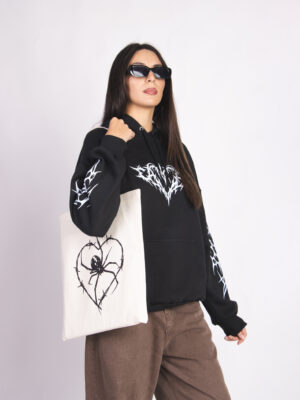 Totebag Spider Heart