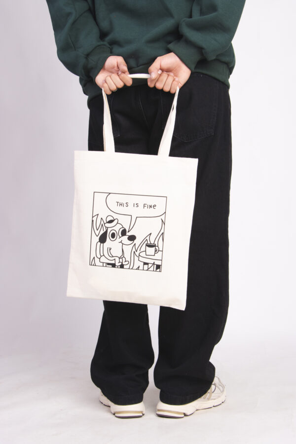 Totebag This is Fine